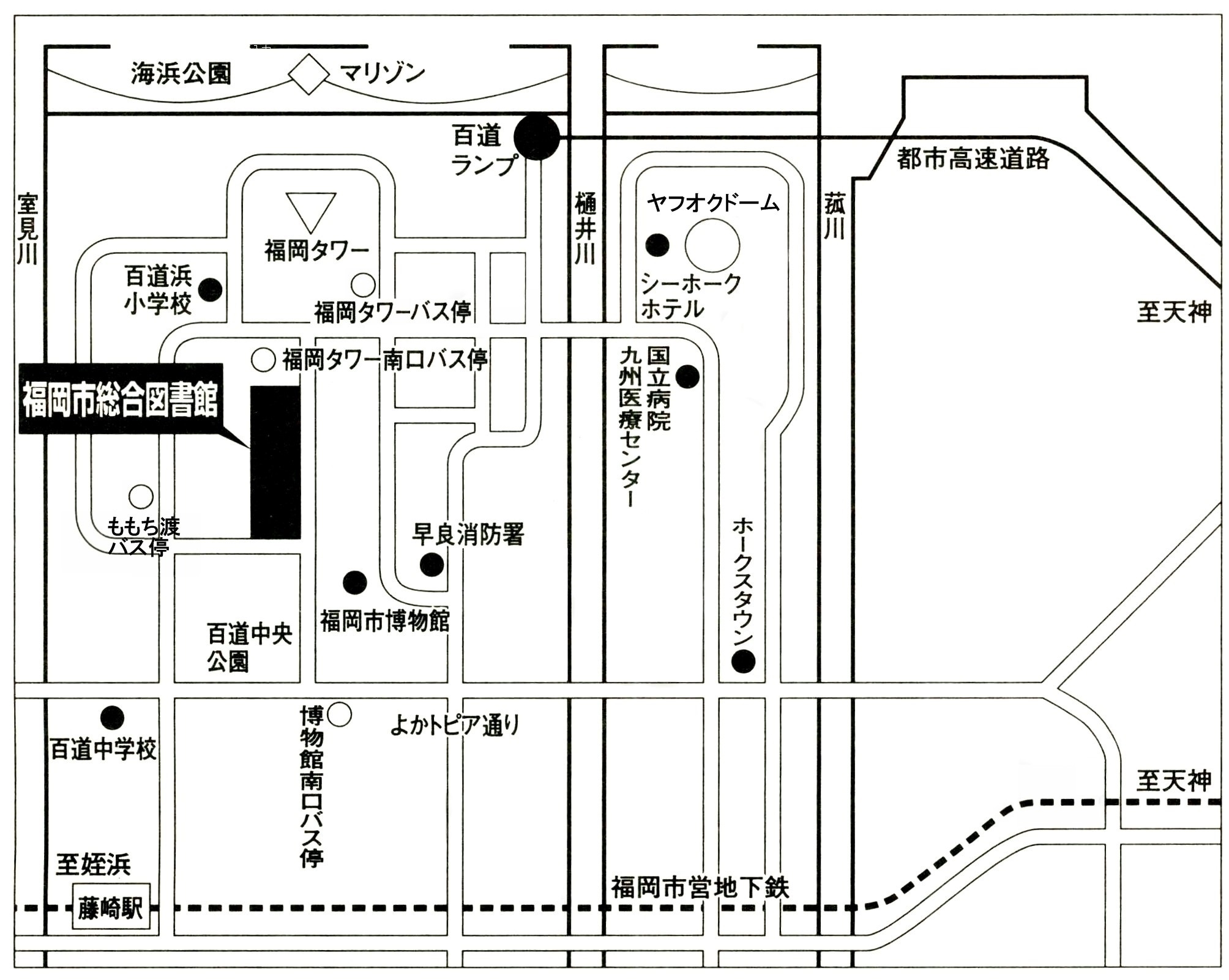 視察先の地図